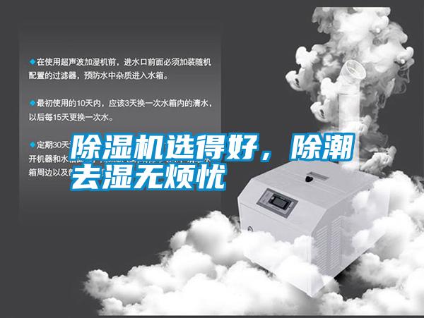 除濕機選得好，除潮去濕無煩憂