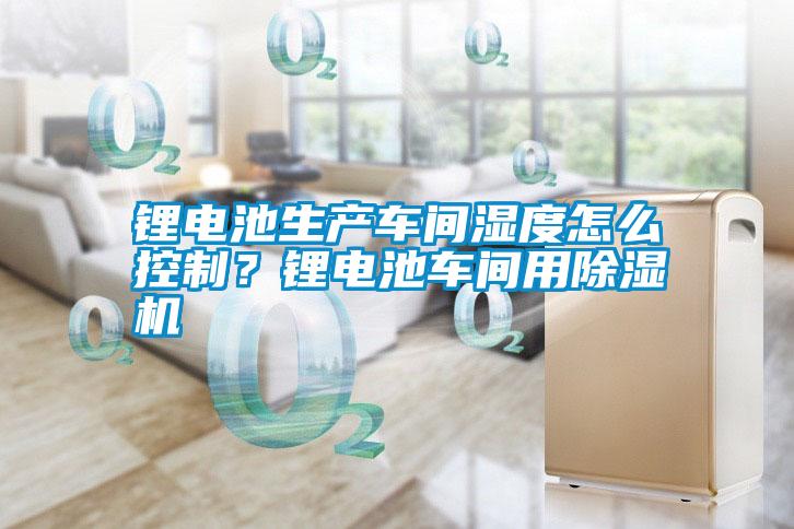 鋰電池生產(chǎn)車間濕度怎么控制?鋰電池車間用除濕機(jī)