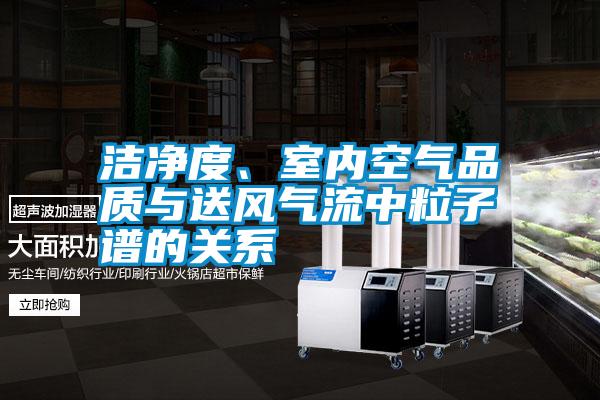 潔凈度、室內空氣品質與送風氣流中粒子譜的關系