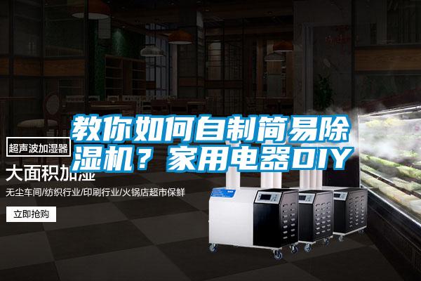 教你如何自制簡易除濕機？家用電器DIY