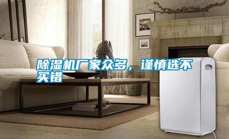 除濕機廠家眾多，謹慎選不買錯