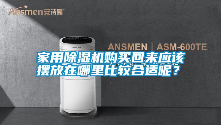 家用除濕機購買回來應(yīng)該擺放在哪里比較合適呢？