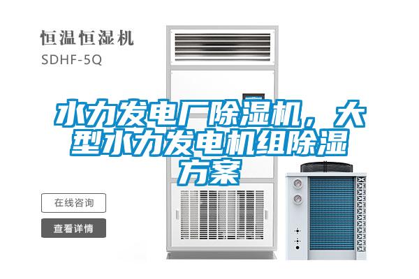 水力發(fā)電廠除濕機，大型水力發(fā)電機組除濕方案