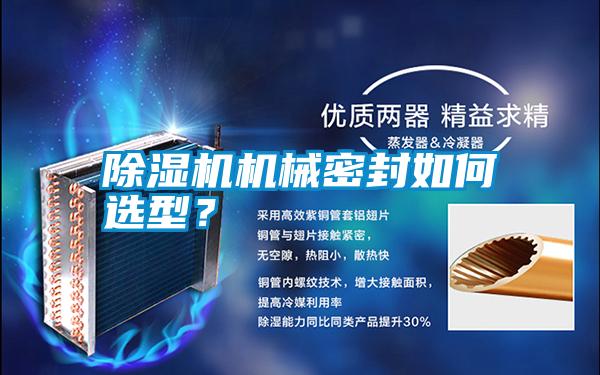除濕機(jī)機(jī)械密封如何選型？