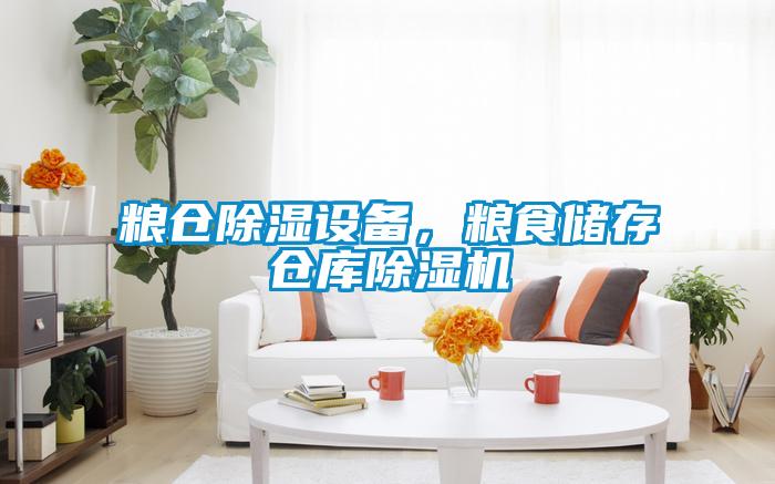 糧倉除濕設備，糧食儲存?zhèn)}庫除濕機