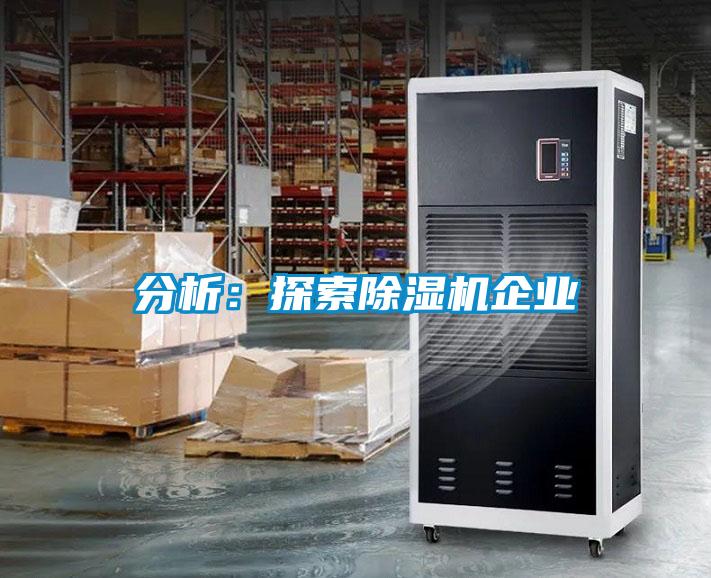 分析:探索除濕機(jī)企業(yè)