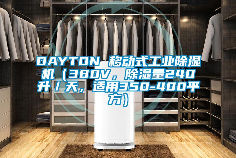 DAYTON 移動式工業(yè)除濕機(jī)（380V，除濕量240升／天，適用350-400平方）