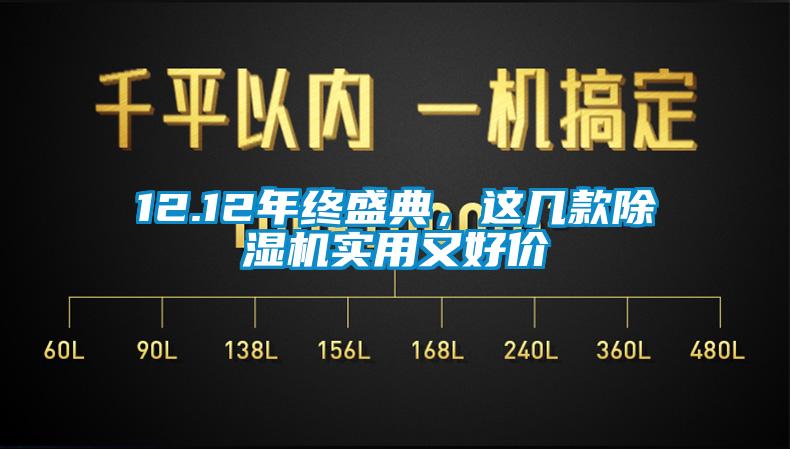 12.12年終盛典，這幾款除濕機實用又好價