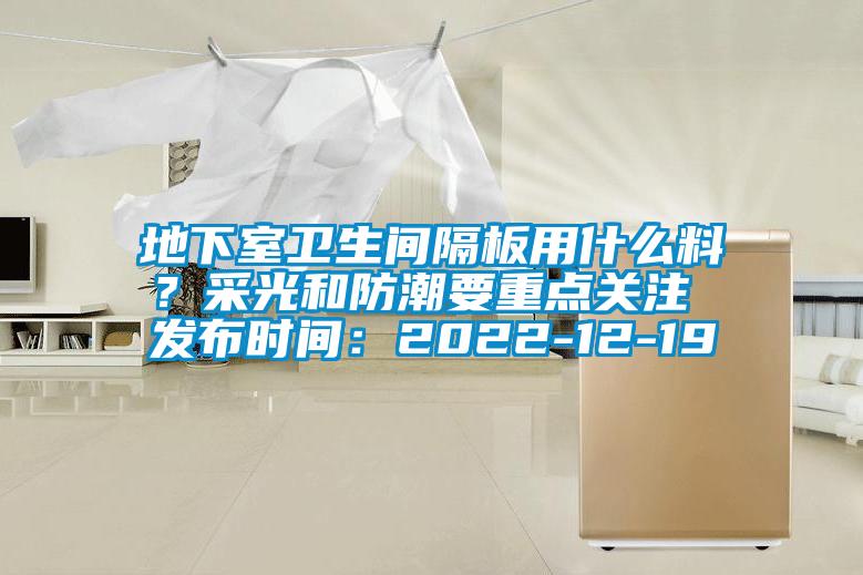 地下室衛(wèi)生間隔板用什么料？采光和防潮要重點(diǎn)關(guān)注 發(fā)布時(shí)間：2022-12-19