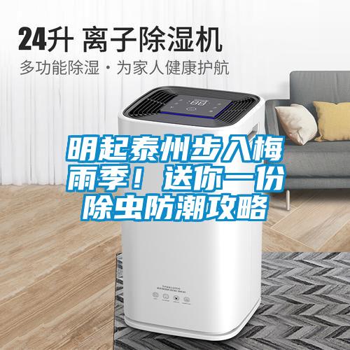 明起泰州步入梅雨季！送你一份除蟲防潮攻略