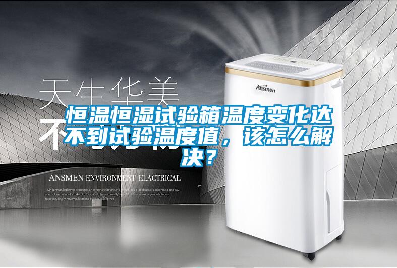 恒溫恒濕試驗箱溫度變化達(dá)不到試驗溫度值，該怎么解決？