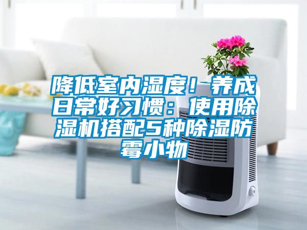 降低室內(nèi)濕度！養(yǎng)成日常好習(xí)慣：使用除濕機(jī)搭配5種除濕防霉小物