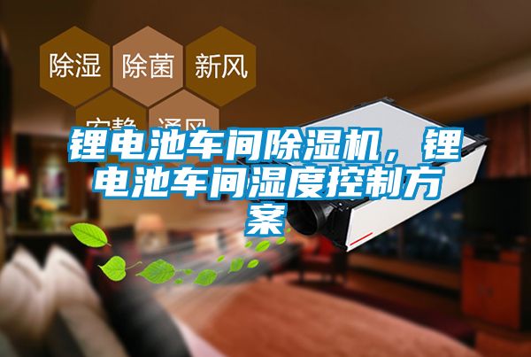 鋰電池車間除濕機,鋰電池車間濕度控制方案