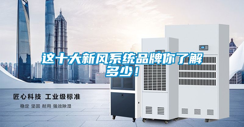 這十大新風(fēng)系統(tǒng)品牌你了解多少！