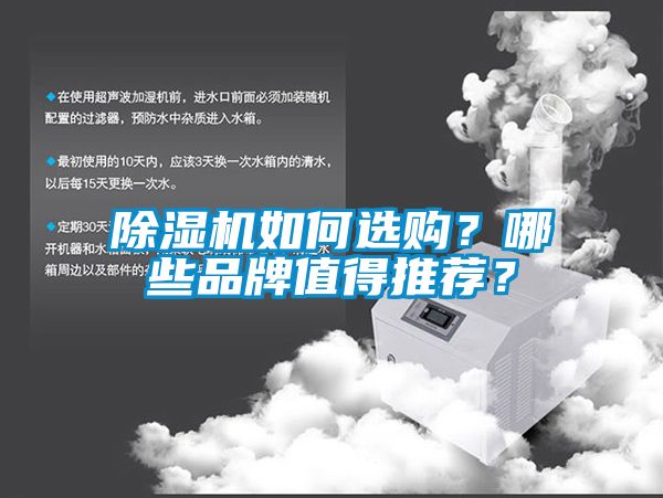除濕機如何選購？哪些品牌值得推薦？