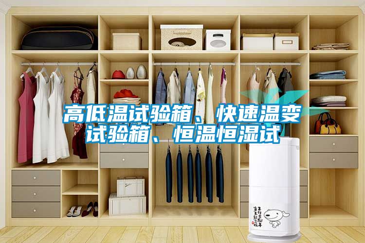 高低溫試驗箱、快速溫變試驗箱、恒溫恒濕試