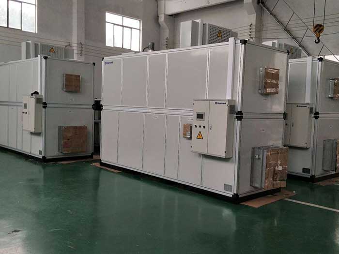 濟(jì)南銘威化工鋰電池鈷酸鋰零下40℃露點(diǎn)，三臺(tái)全新風(fēng)轉(zhuǎn)輪除濕機(jī)組